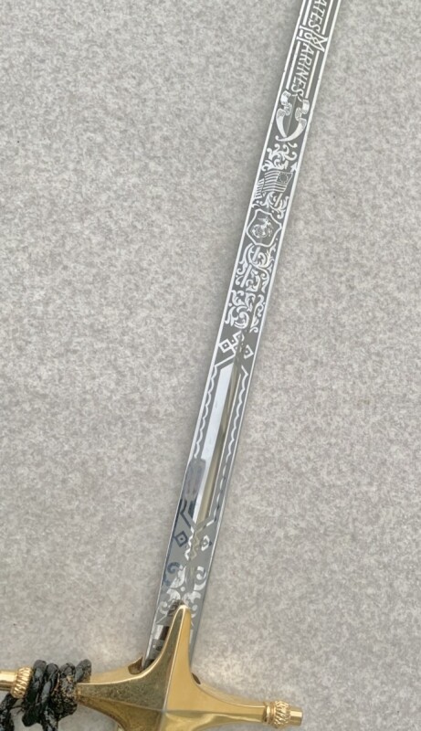 米海兵隊実物 UNITED STATES MARINES 式典用 サーベル USMC 士官用