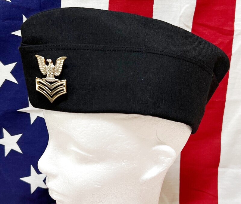 米軍実物 US NAVY ギャリソン キャップ 7 1/8 キャップ／ハット／ネック