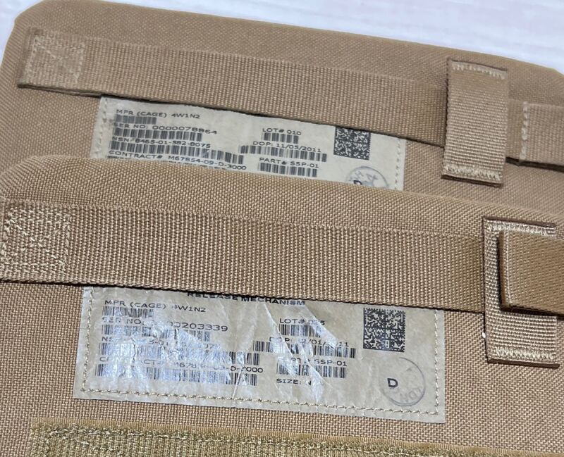 米軍実物 USMC IMTV/PC SIDE PLATE POCKET ボディーアーマー／ベスト