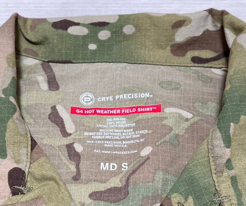 米軍実物 Crye Precision G4 Hot Weather Field Shirt コンバット