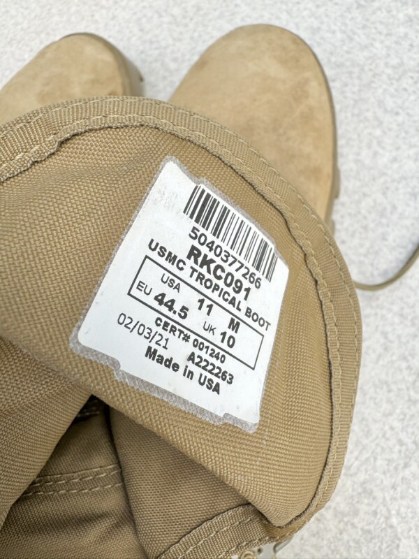 新型 !!米海兵隊実物 Rocky USMC Tropical Boot 11M ミリタリーブーツ