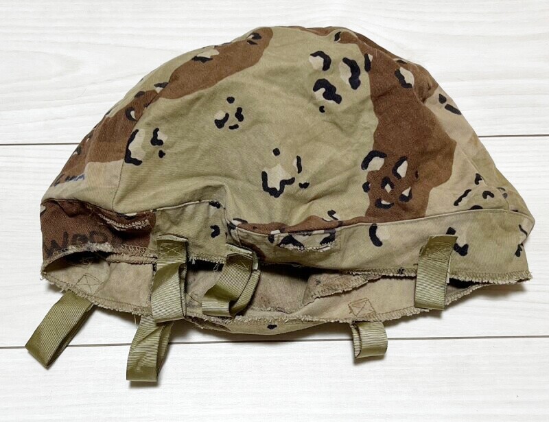 米軍実物 デザート迷彩6Cカモフラージュ チョコチップ ヘルメット