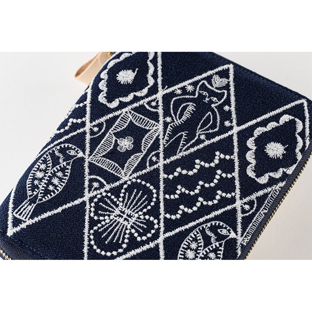 Hobonichi 2025 A6 Cover - mina perhonen: symphony (Navy) – Little