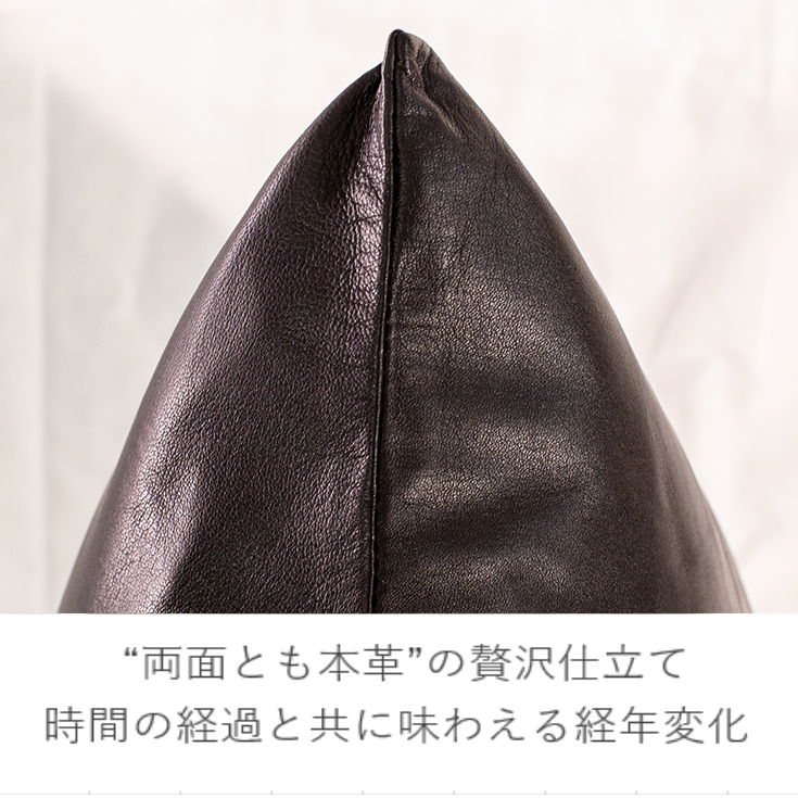 LIUGOO 本革 クッションカバー 男女兼用 リューグー ITG02A クッション