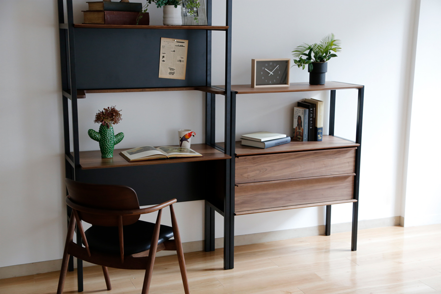 MS ユニットシェルフ デスク+ナロー セット - デスク・机・デスク