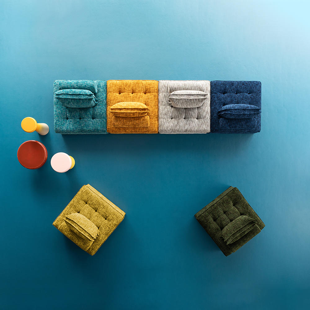 ポルトフィーノ エレメンツ ソファ ライトブルー - カウチソファ