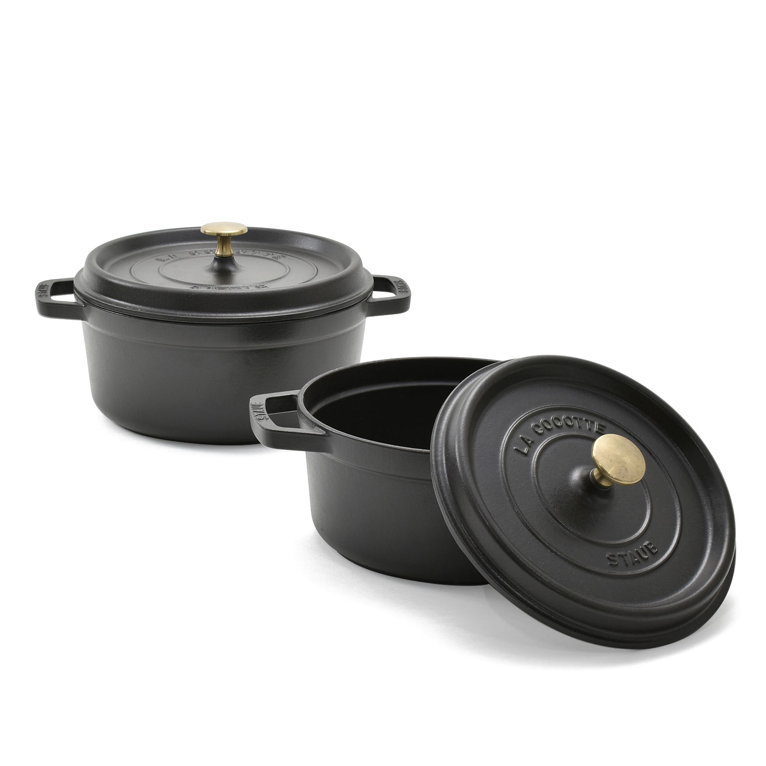 staub（ストウブ）ピコ・ココット ラウンド ブラック | LIVING MOTIF