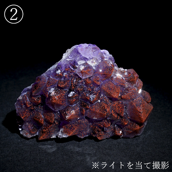 レッドキャップ 酸化鉄 紫水晶 Amethyst 2月誕生石 恋愛運 癒し
