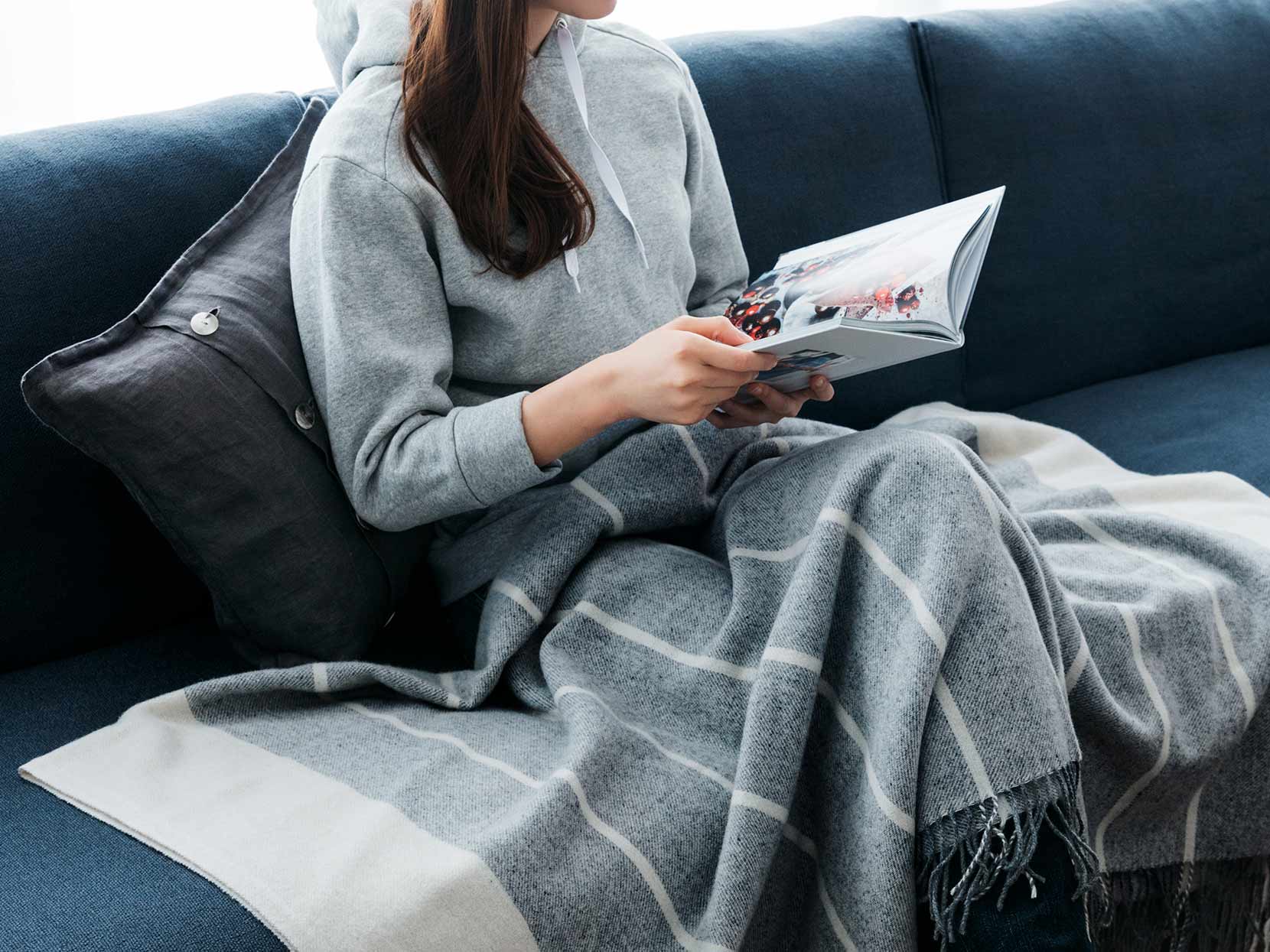 おうち時間にウールブランケットを | Lino e Lina ONLINE SHOP