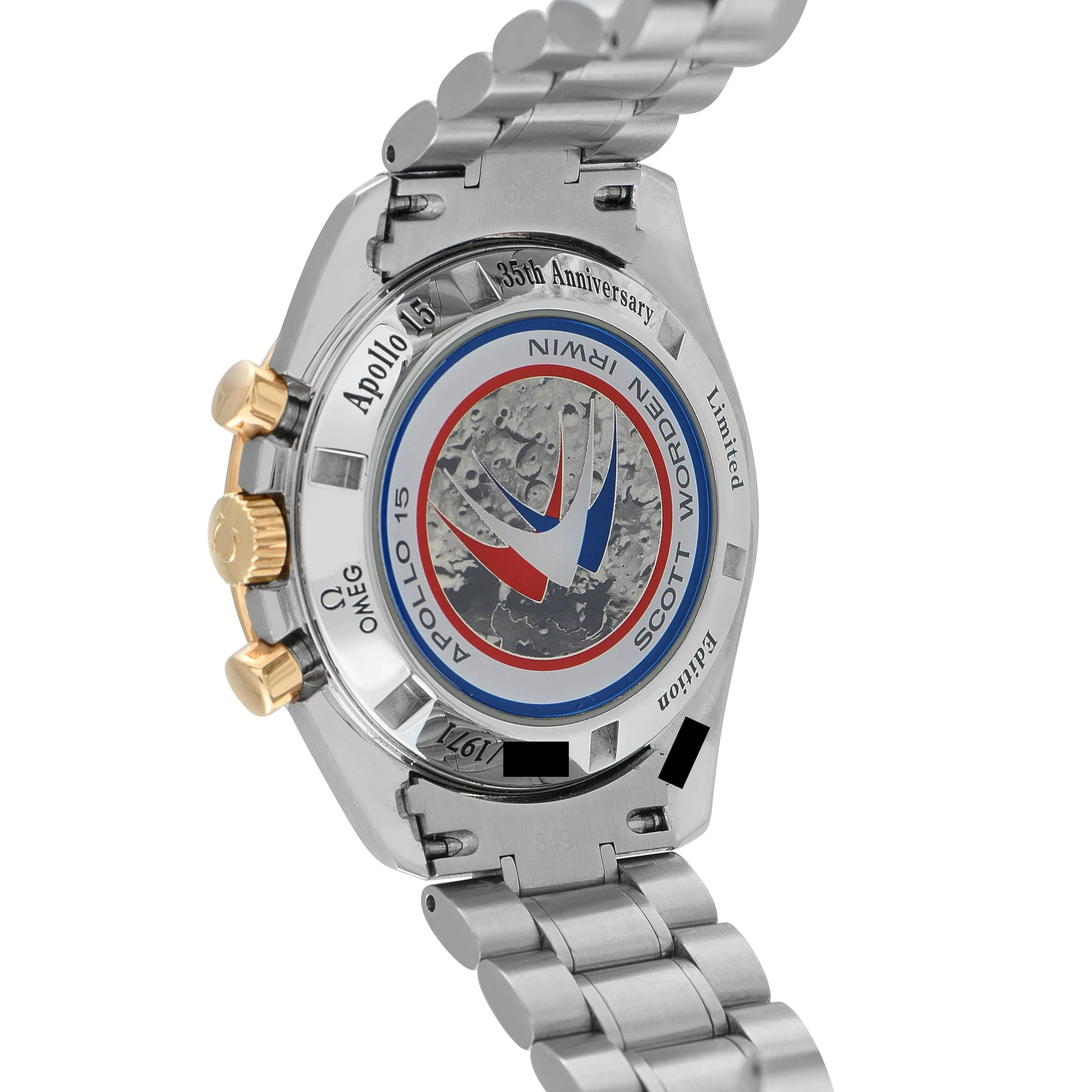 Omega Speedmaster Apollo 15 35th Anniversary Limited Edition Steel
