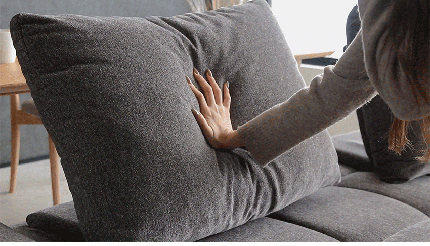 lushroom スツール アイランドソファ 1人掛け ファブリック ソファー