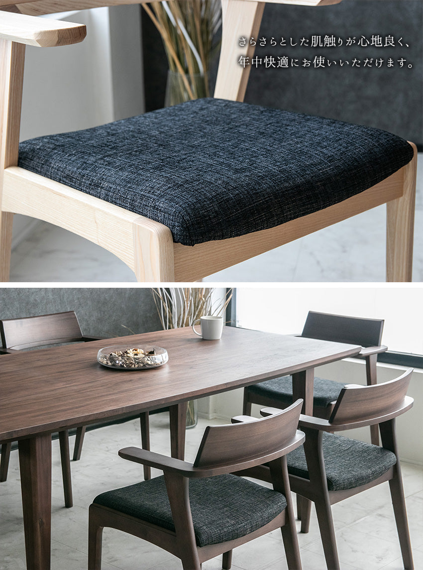 lushroom ダイニングセット 7点セット 6人掛け ウォールナット