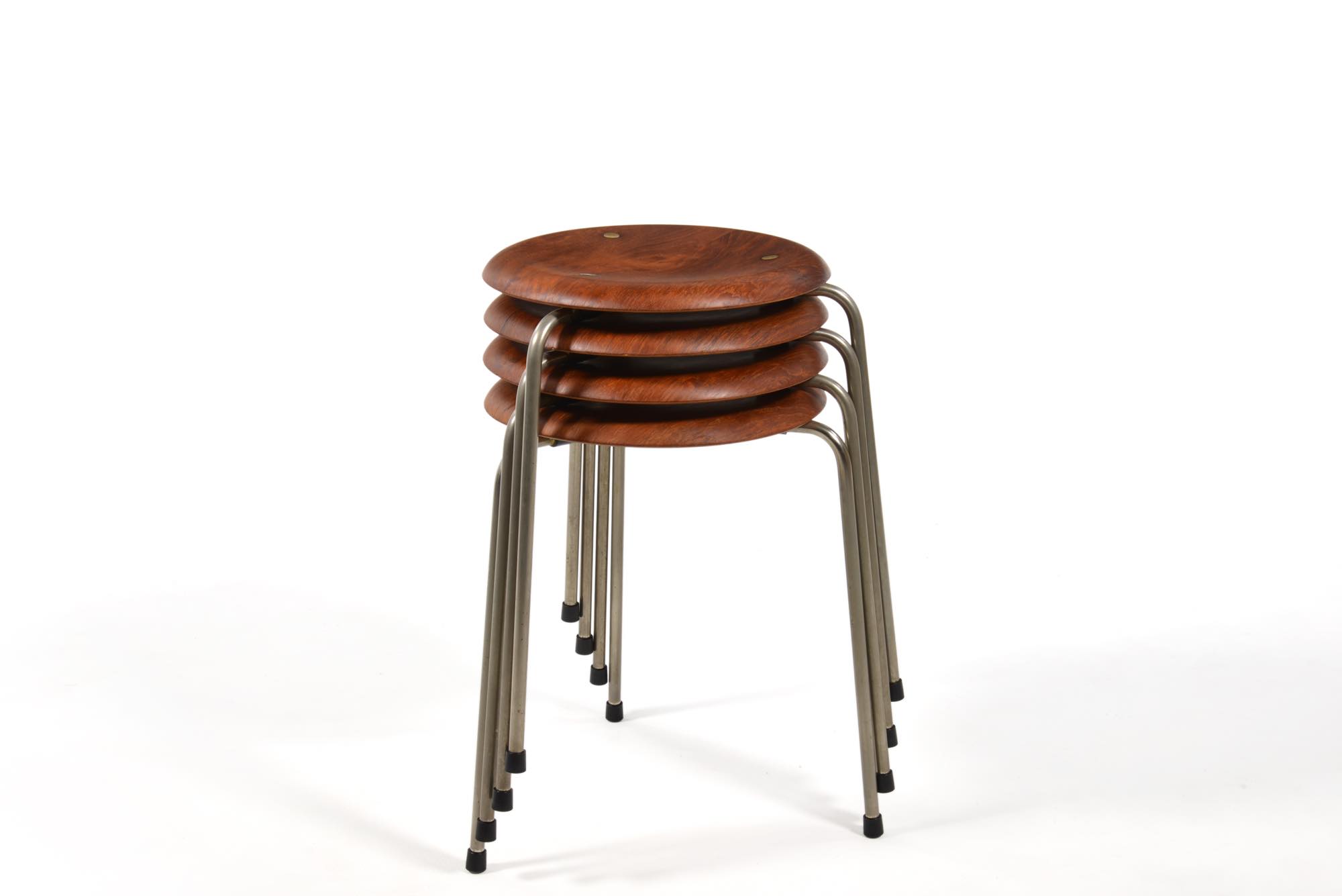 Arne Jacobsen Teak DOT stool｜Luca Scandinavia | 北欧ヴィンテージ