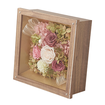 プリザーブドフラワー「アンティーク・ローズ」※一部造花等使用詳細