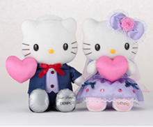 NTT西日本】新たな慶祝用電報台紙 「ハローキティDENPO（ラベンダー