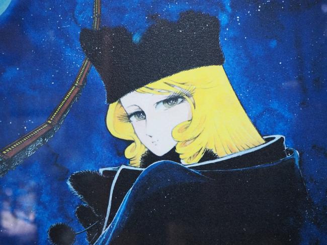 松本零士のシルクスクリーン 銀河鉄道999 「BLACK FAIRY」 メーテル の