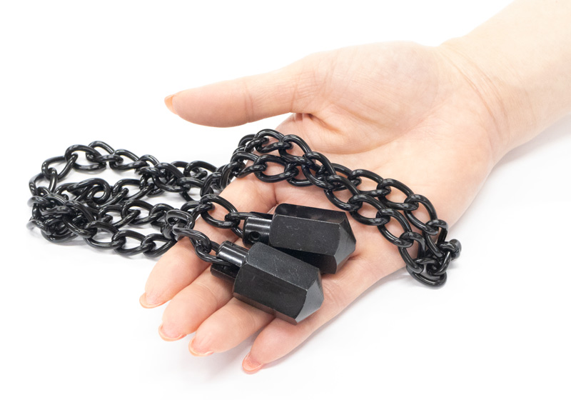 全金属製分銅鎖ブラック/シルバー 忍者ツール