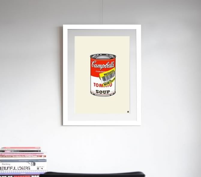 Zedsy / ゼドシーの「Reduced Soup Can」アート＆ポスターを販売 ー