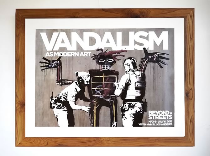 Banksy（バンクシー）BEYOND the STREETS Posterを販売しています。 ー