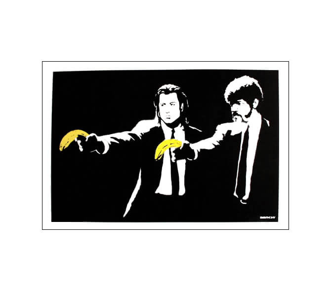 Banksy （バンクシー） -パルプフィクション (サイン入り) 販売 ー