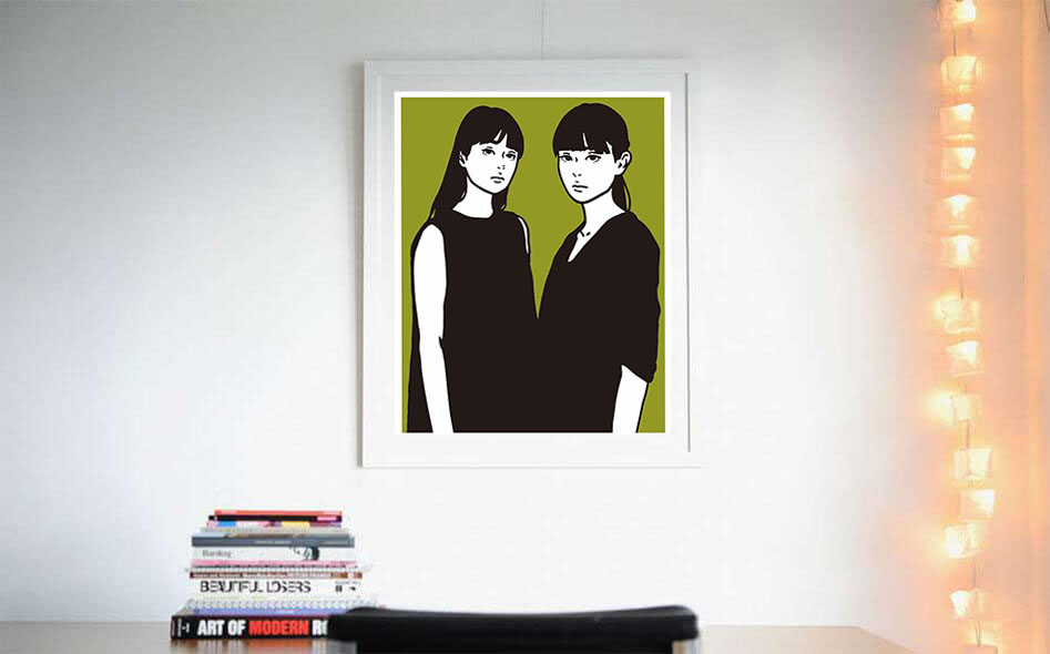 KYNE（キネ）の直筆サイン入り50枚限定シルクスクリーン ー NOISEKING