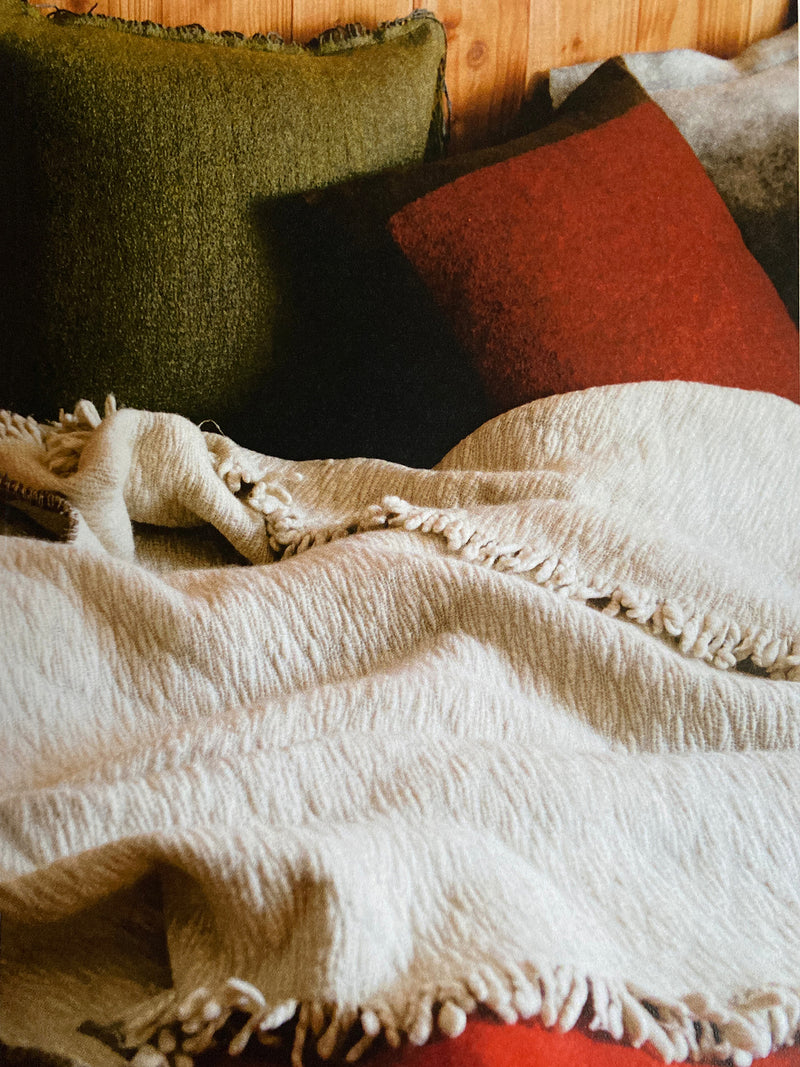 Handspun Nostalgia Blanket. Luxury blankets from B-corp Norlha