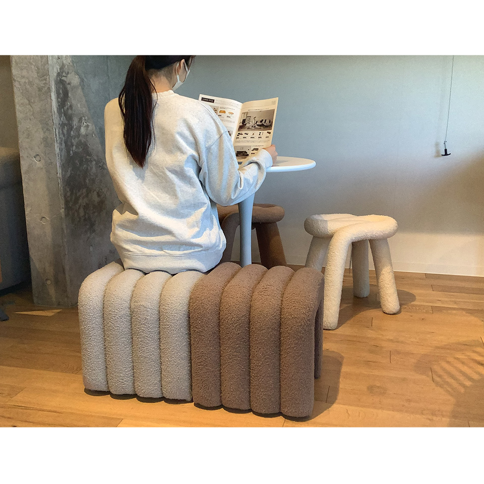 スツールHS-NP18【送料無料】ブラウン | NOCEノーチェ 家具