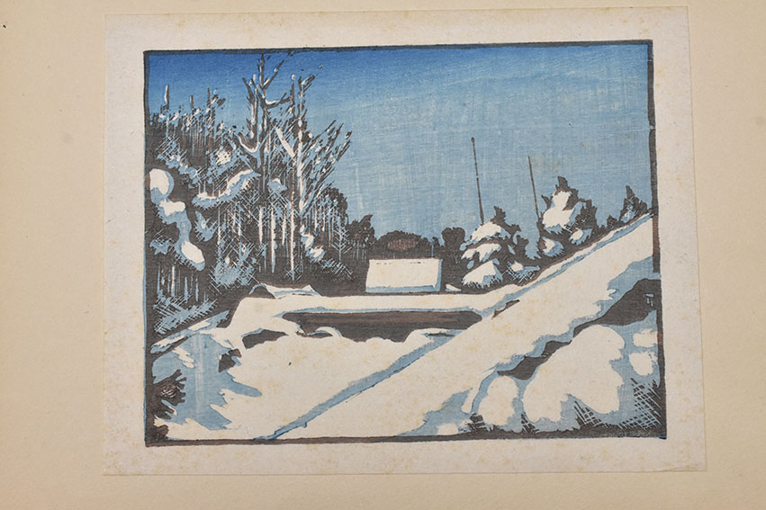 創作版画「HANGA」第十四輯 / 稲垣知雄/間部時雄/深澤索一/藤森静雄