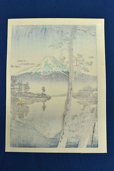 土屋光逸版画「田子の浦」 | Natsume Books