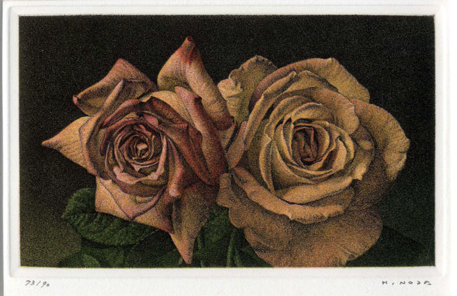 野田弘志版画「薔薇」 / | Natsume Books