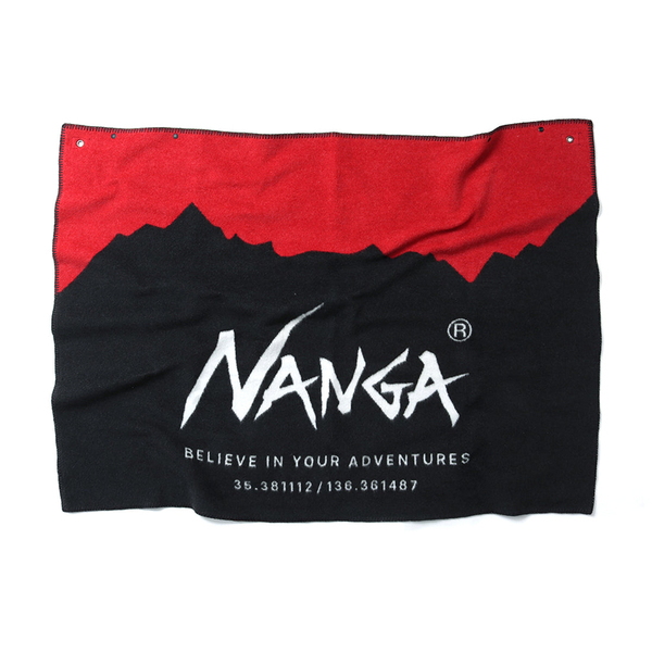 ナンガ(NANGA) FLAME RESISTANT LOGO BLANKET(フレーム レジスタント
