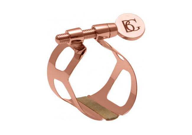 BG B♭クラリネットリガチャー＆キャップ Tradition ローズゴールド
