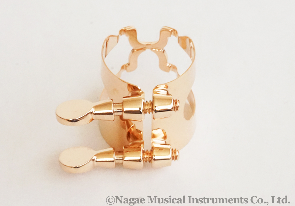 ハリソン アルトサックスリガチャーグローバル復刻版 ピンクゴールド
