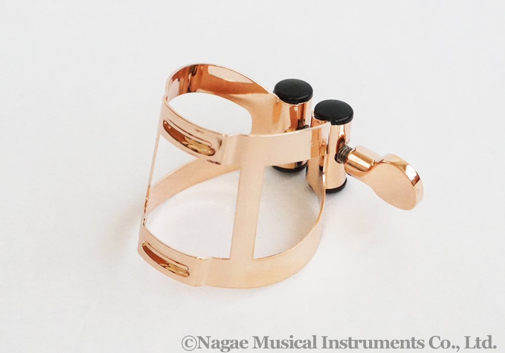 バンドレン B♭クラリネットリガチャー＆キャップM/O ピンクゴールド