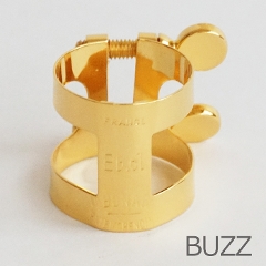 BUZZ E♭クラリネットリガチャー ゴールド GP｜ 管楽器専門店 永江楽器
