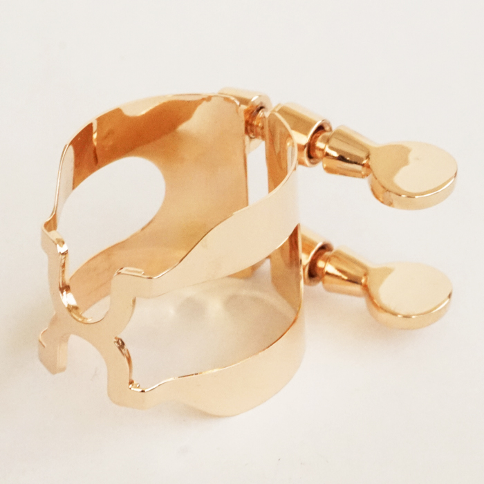 ハリソン B♭クラリネットリガチャーグローバル復刻版 ピンクゴールド