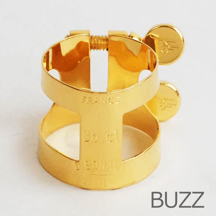 BUZZ B♭クラリネットリガチャー ゴールド GP S｜ 管楽器専門店 永江楽器