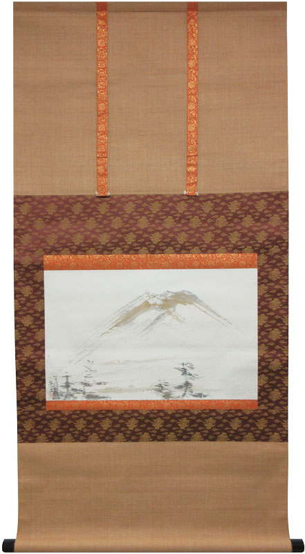 1111 藤井誠堂「瓜之絵」 紙本 書 掛軸 大徳寺 臨済宗 1111 藤井誠堂