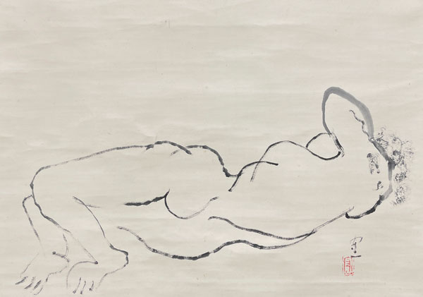 熊谷守一 裸婦/Web書画ミュージアム