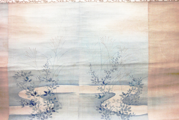 本居宣長 和歌懐紙 夕暮/掛け軸 絵画の買取.販売.表装/書画専門 長良川画廊