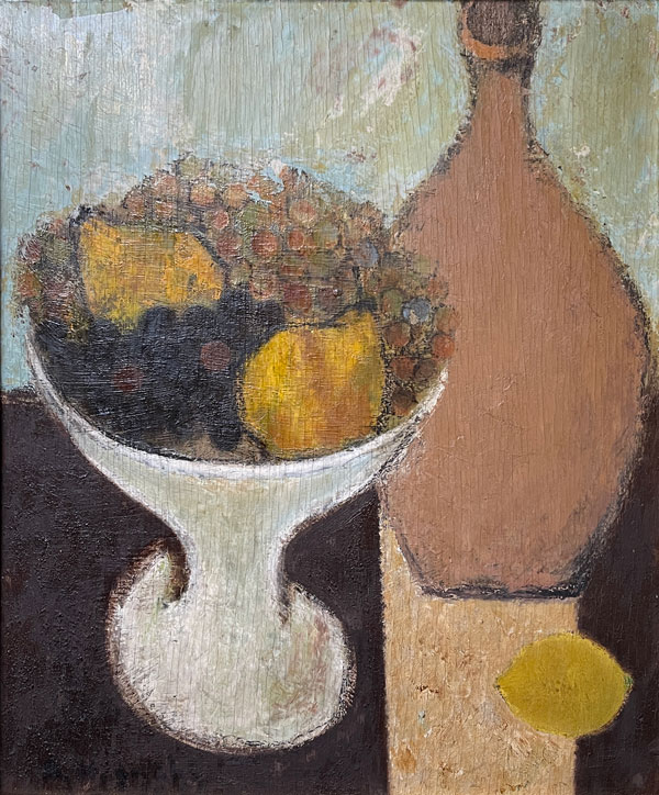 三岸節子 コンポートのある静物/掛け軸(Hanging scrolls) 絵画の買取