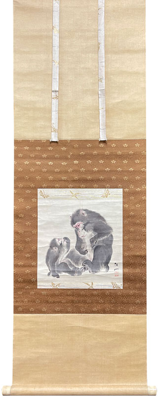 森狙仙 親子猿図/Web書画ミュージアム