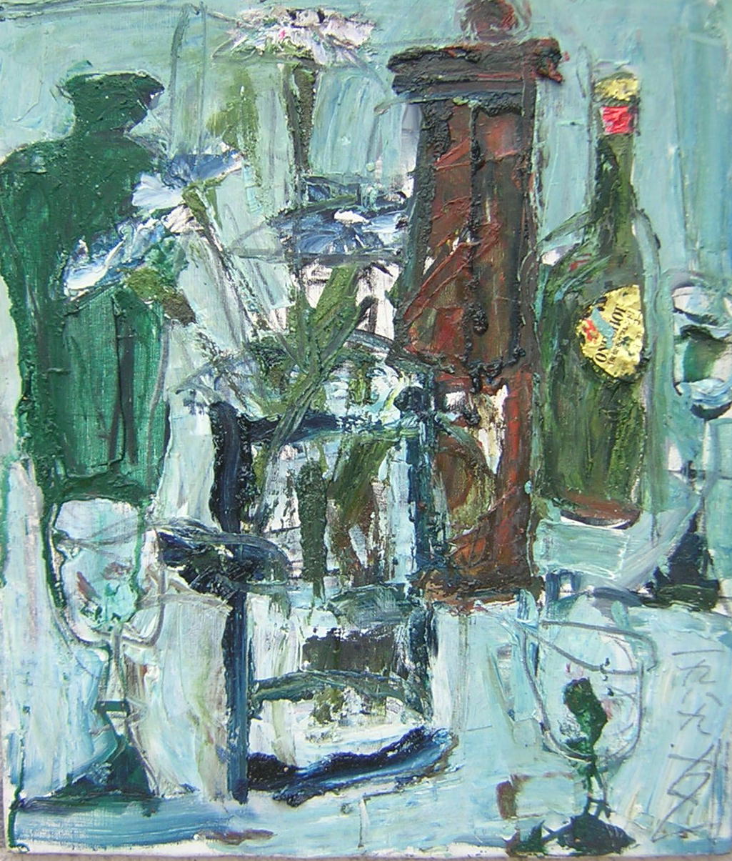 Web書画ミュージアム 須田剋太 花とビン