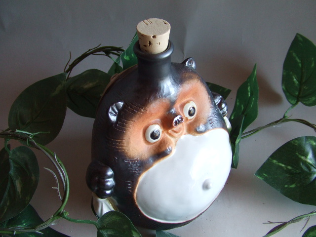 イオン狸のボトル（ウォーター・焼酎サーバー）｜中村陶器 信楽焼の