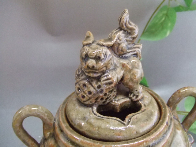 香炉 獅子（古信楽）｜中村陶器 信楽焼の通販サイト （滋賀/陶器