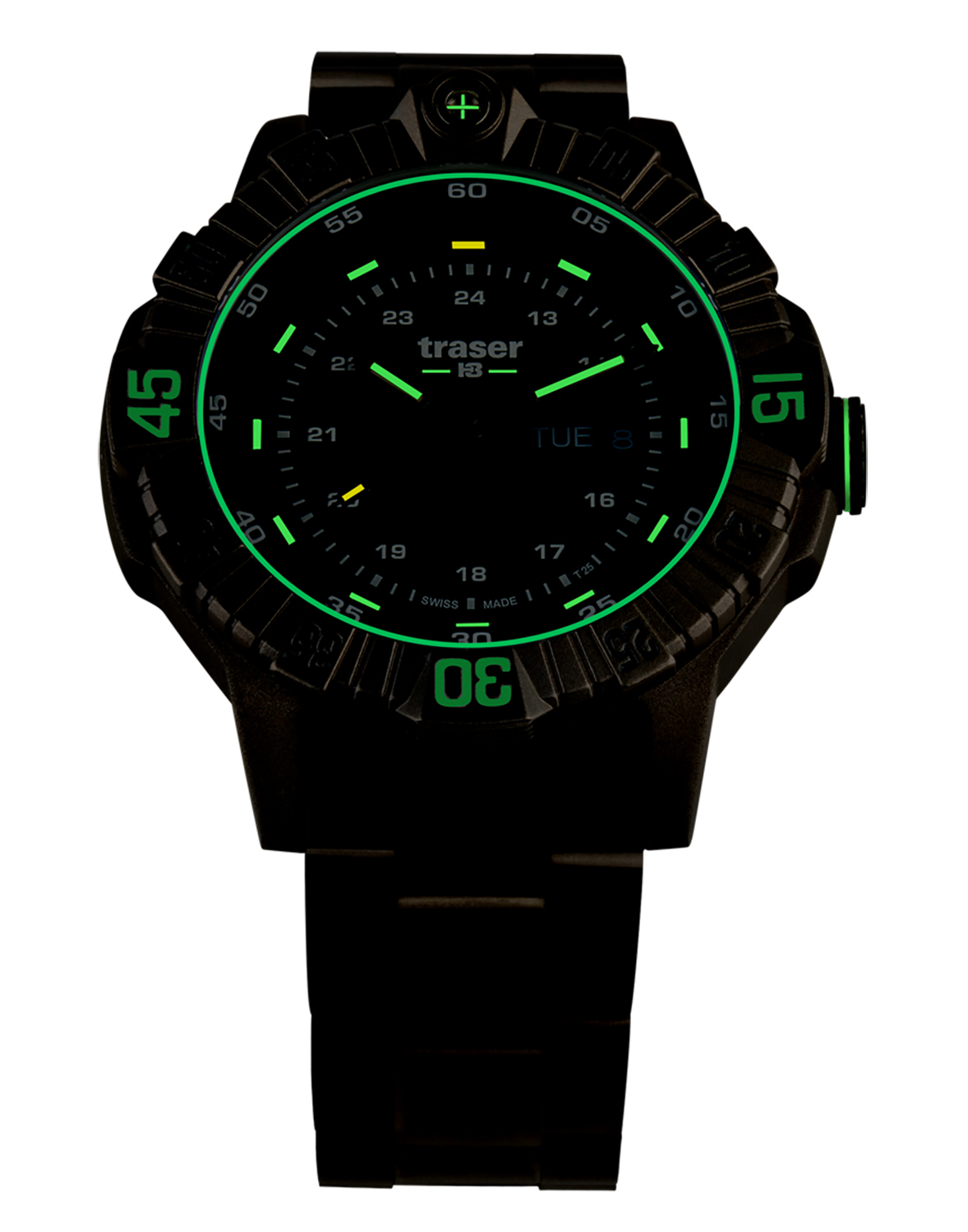 ミリタリーウォッチ P99 T Tactical Gray Titanium Band traser H3