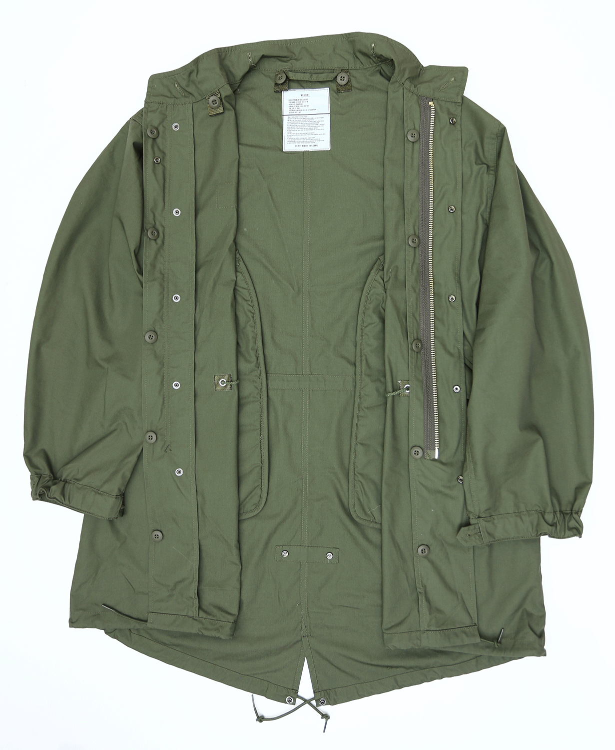 米軍実物 M-65パーカー フィッシュテールパーカー ミリタリーショップ