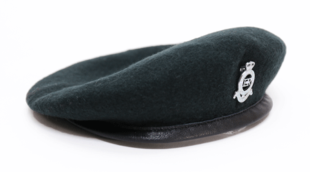 イギリス軍 ベレー帽章 ミリタリーショップ 革ジャン 中田商店