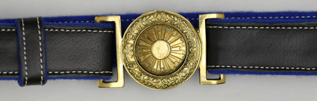 日本陸軍 尉官正刀帯 ミリタリーショップ 革ジャン 中田商店