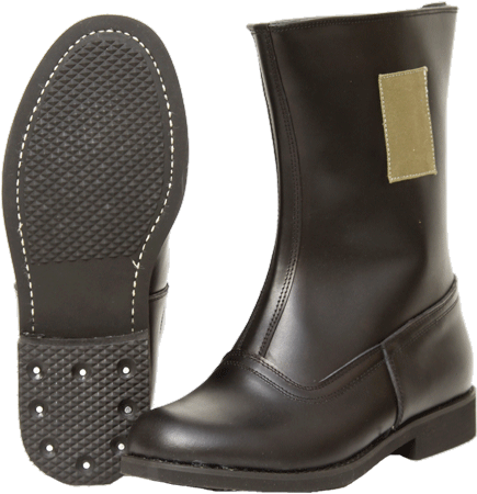 日本海軍 航空隊半長靴 後期 ミリタリーショップ 革ジャン 中田商店